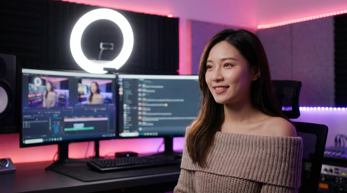 高清3D动漫影视传媒视频制作现场